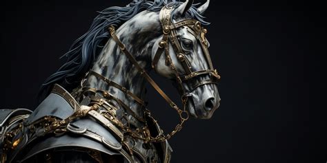 medieval warhorse.